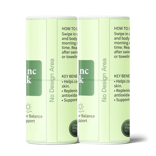 2 Pack Natural Tallow Deodorant Stick - One Way Skin Care