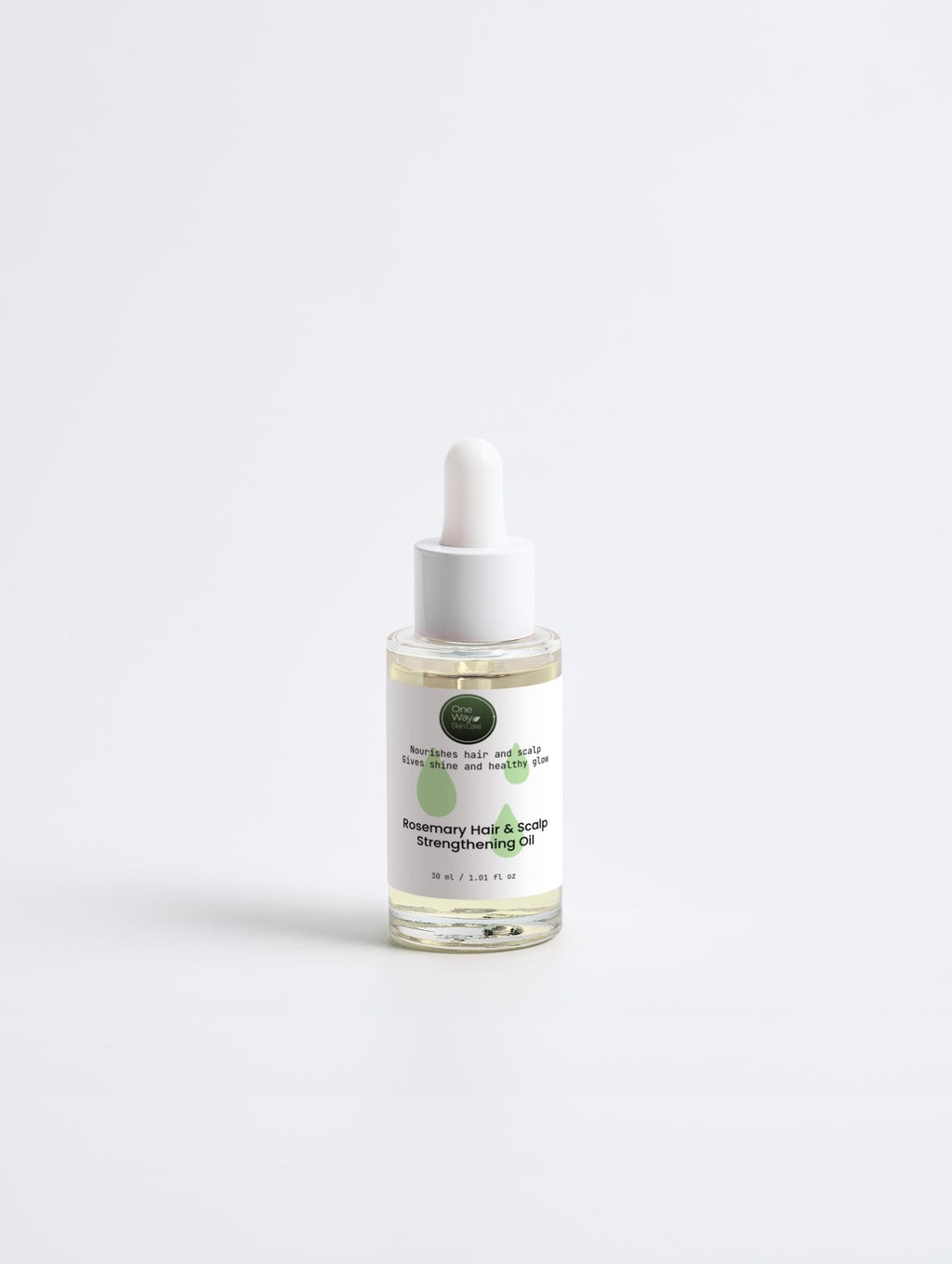 Rosemary Hair & Scalp Strengthening Oil - One Way Skin Care