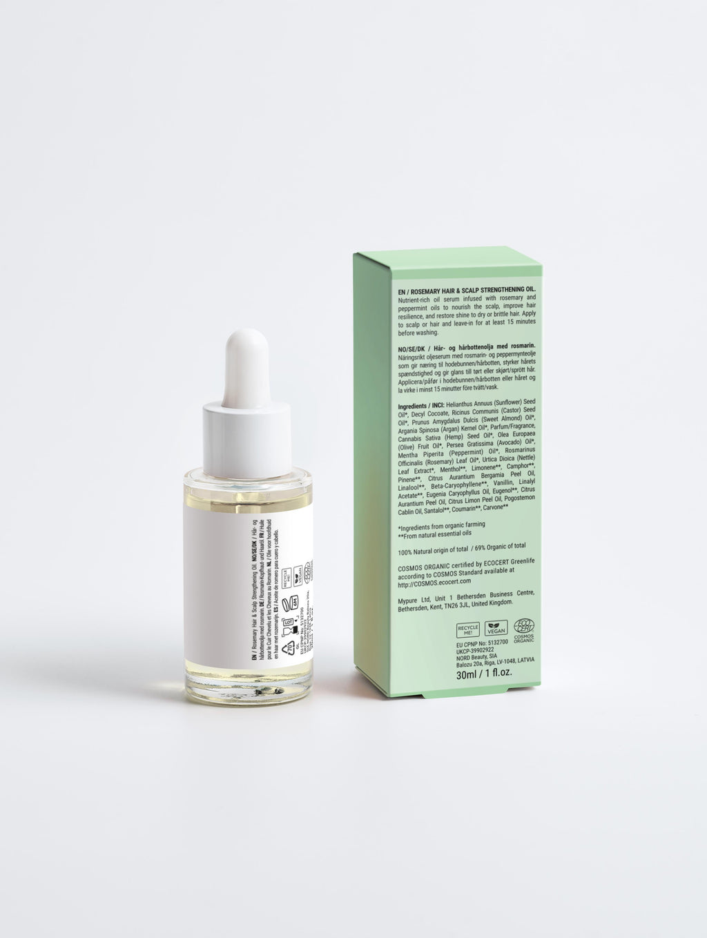 Rosemary Hair & Scalp Strengthening Oil - One Way Skin Care