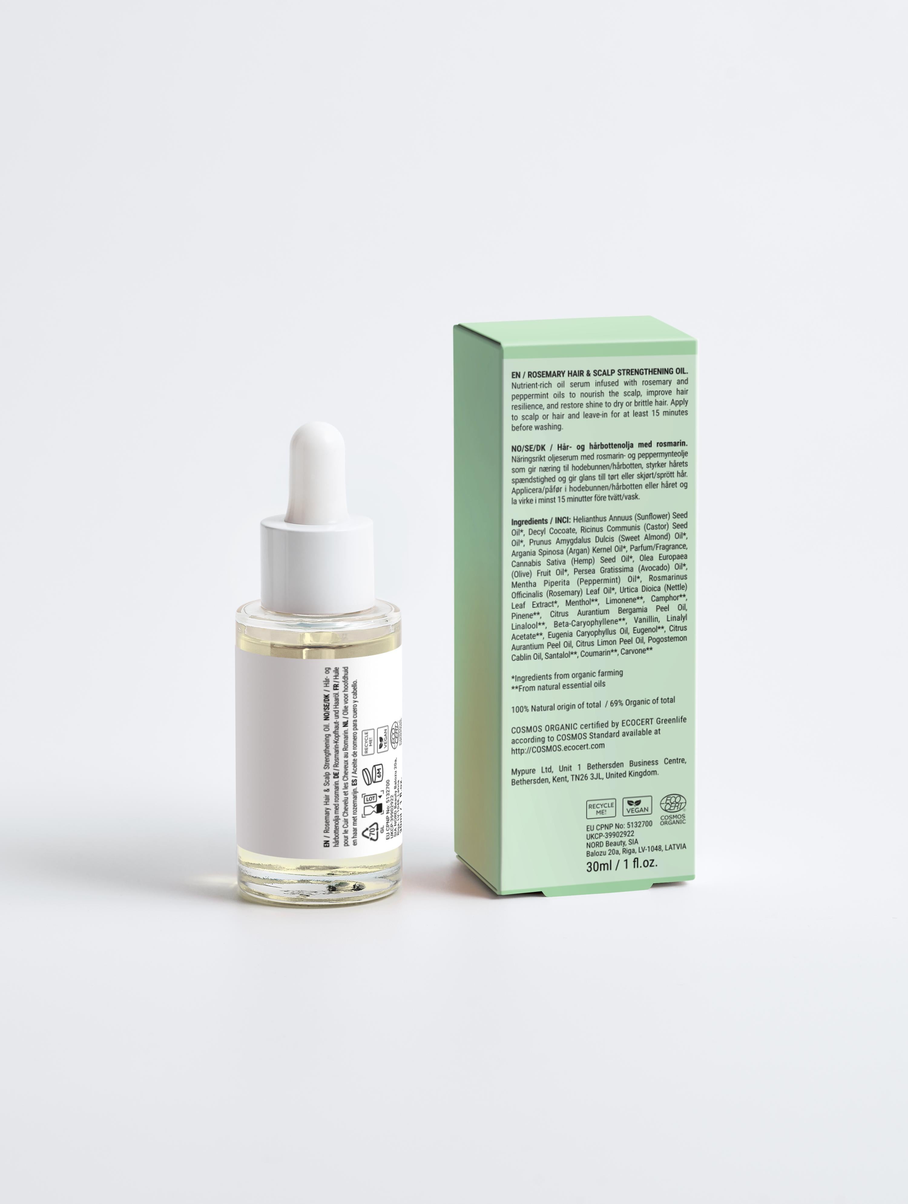 Rosemary Hair & Scalp Strengthening Oil - One Way Skin Care