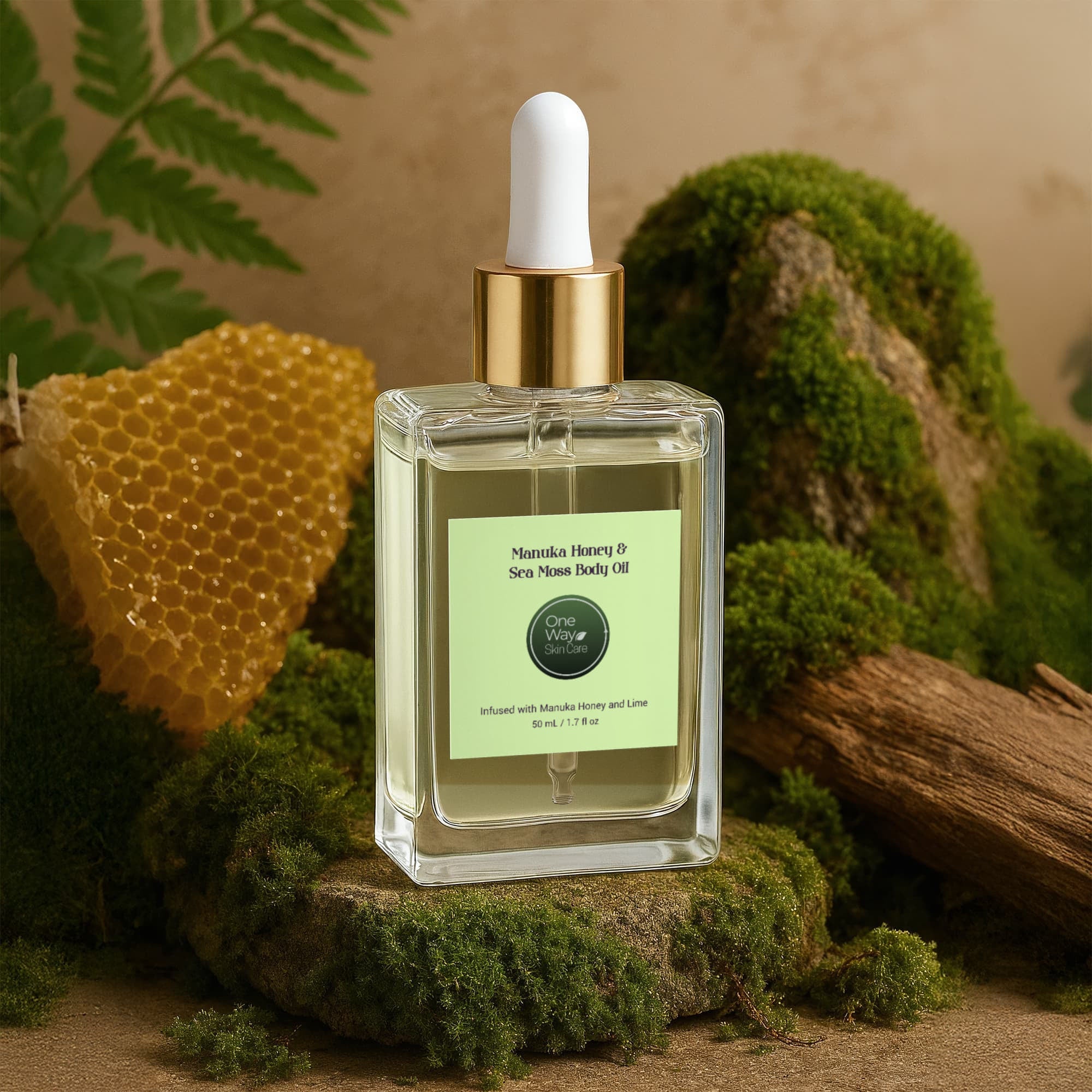 Manuka Honey Sea Moss Post - Shave Oil - One Way Skin Care