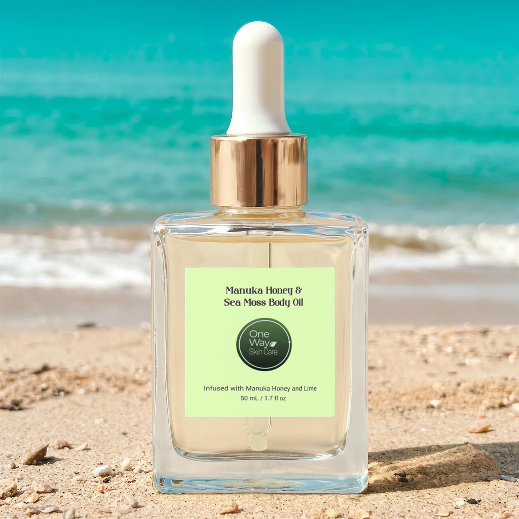 Manuka Honey Sea Moss Post - Shave Oil - One Way Skin Care