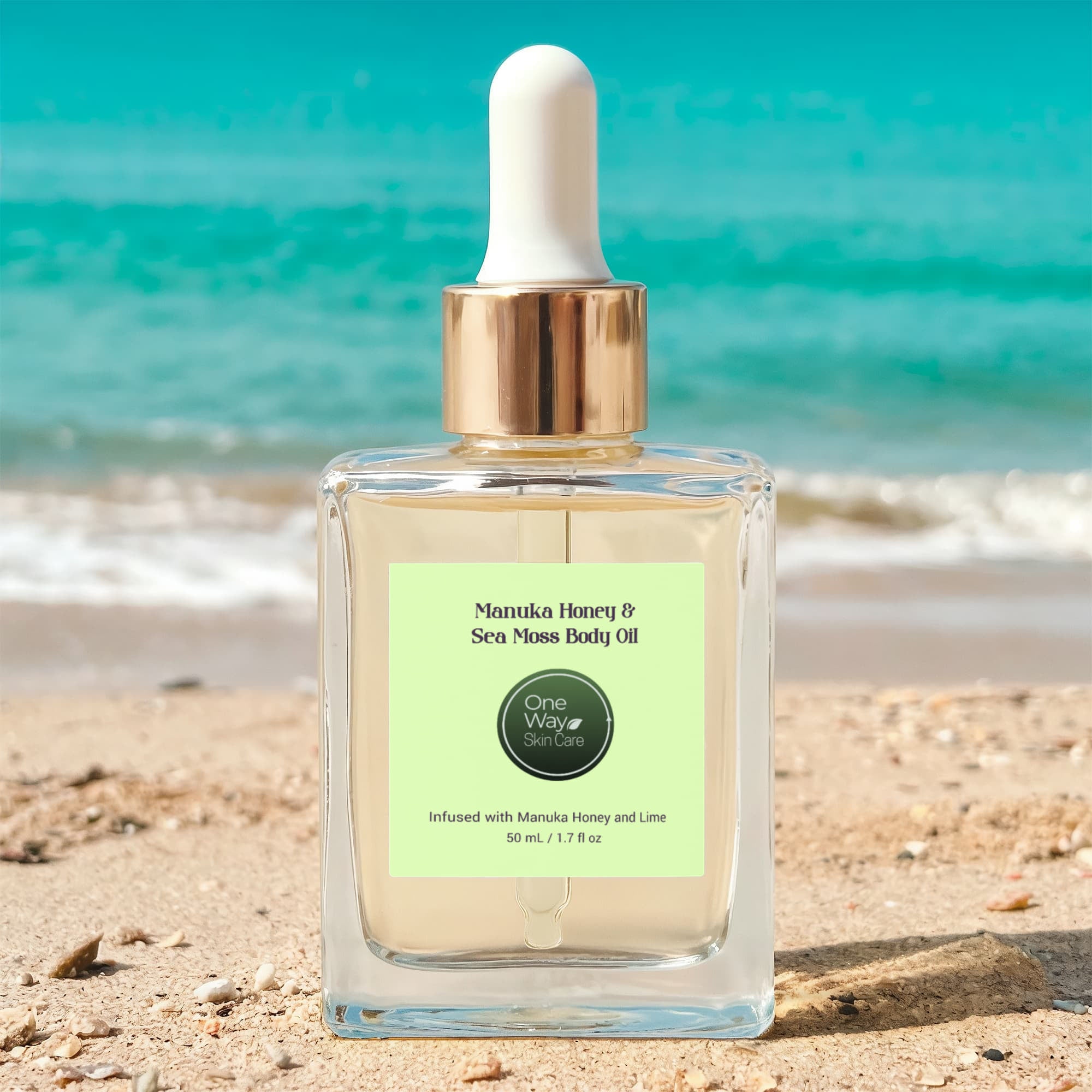 Manuka Honey Sea Moss Post - Shave Oil - One Way Skin Care