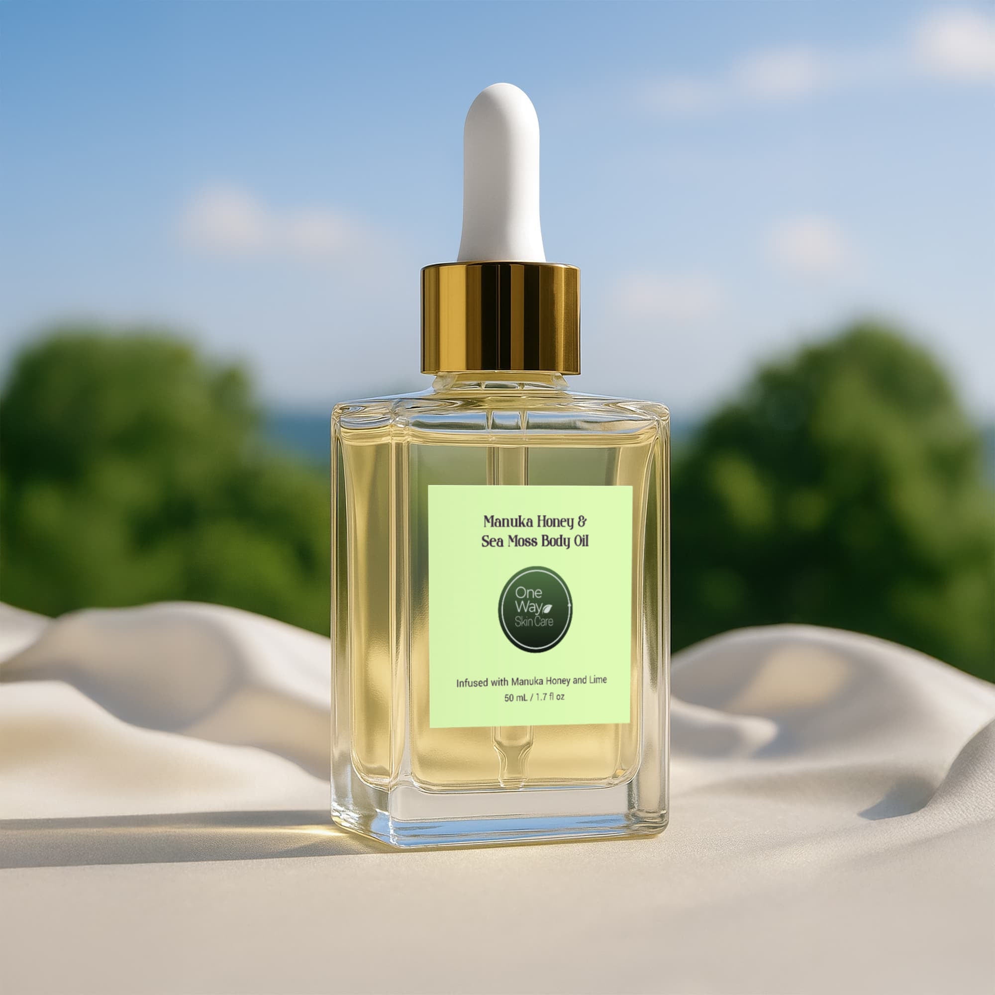 Manuka Honey Sea Moss Post - Shave Oil - One Way Skin Care